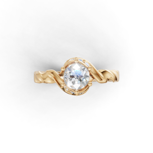 round-14k yellow gold|round-18k yellow gold