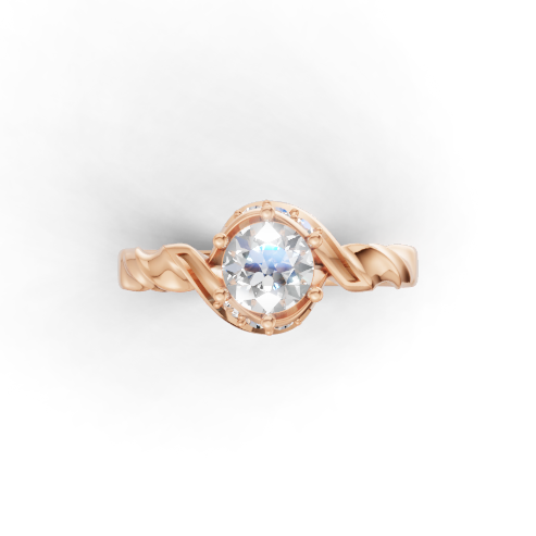 round-14k rose gold|round-18k rose gold