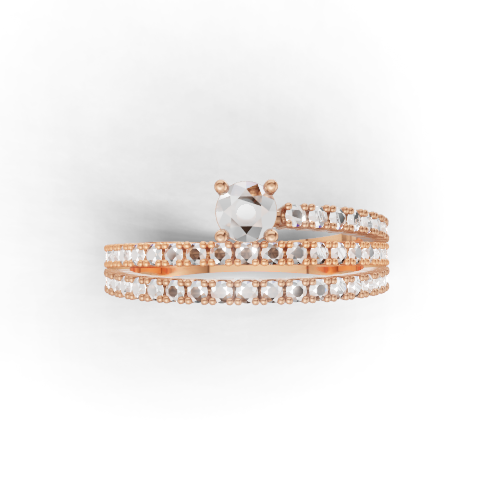 round-14k rose gold|round-18k rose gold