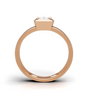 cushion-14k rose gold|cushion-18k rose gold