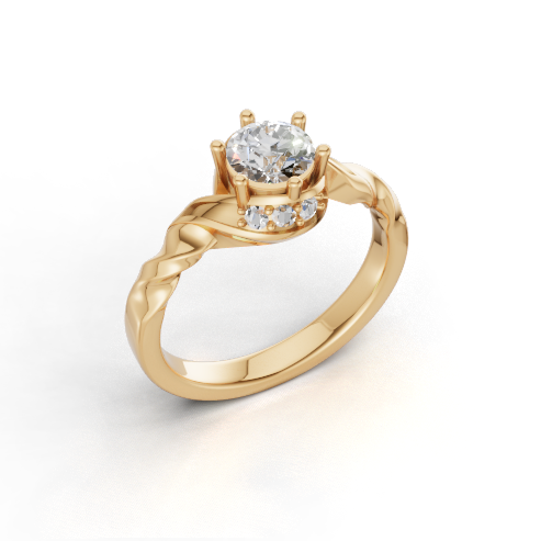 round-14k yellow gold|round-18k yellow gold