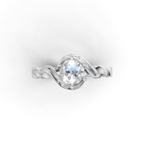 round-14k white gold|round-18k white gold|round-platinum