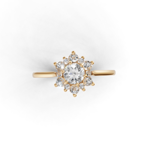 round-14k yellow gold|round-18k yellow gold